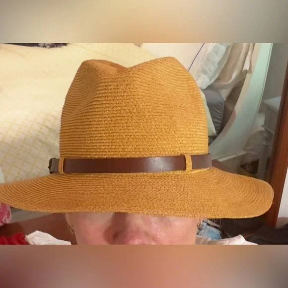 NWOT handwoven 100% Abaca (Manila hemp) Grevi-Dick Tracy hat “The Cary”- - Picture 11 of 15